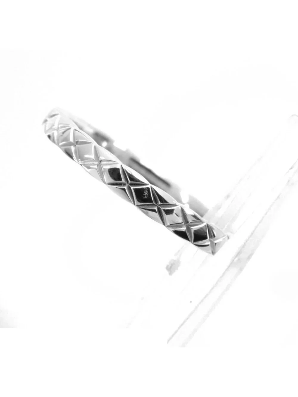 Chanel Coco Crush Collection Ring Platinum Mini